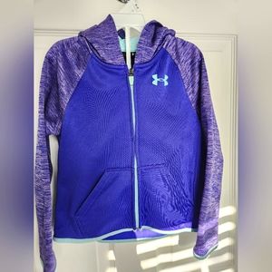 Girls Under Armour zip up hoodie